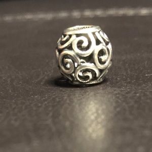 Pandora Sterling Silver Decorative Sphere Charm